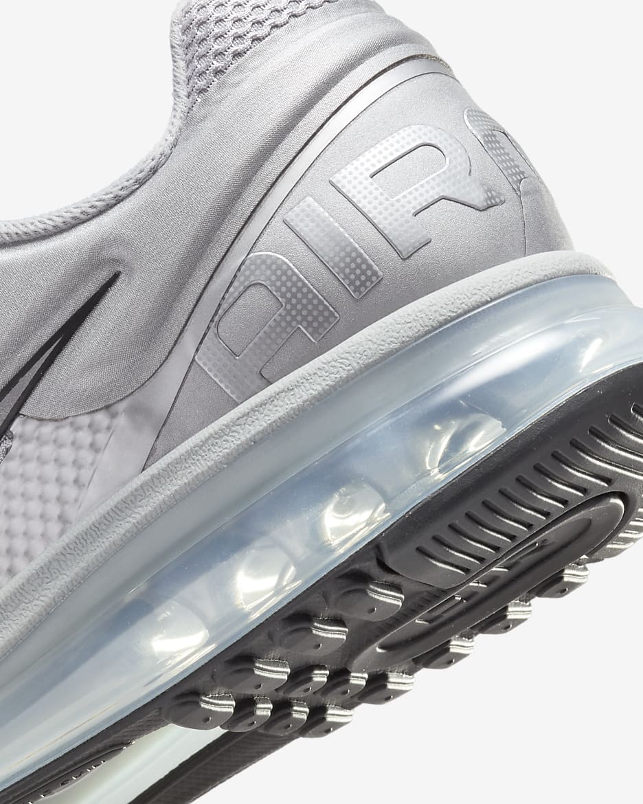 รองเท้าผู้ชาย Nike Air Max 2013 - Metallic Silver/ดำ/Flat Silver/Metallic Silver