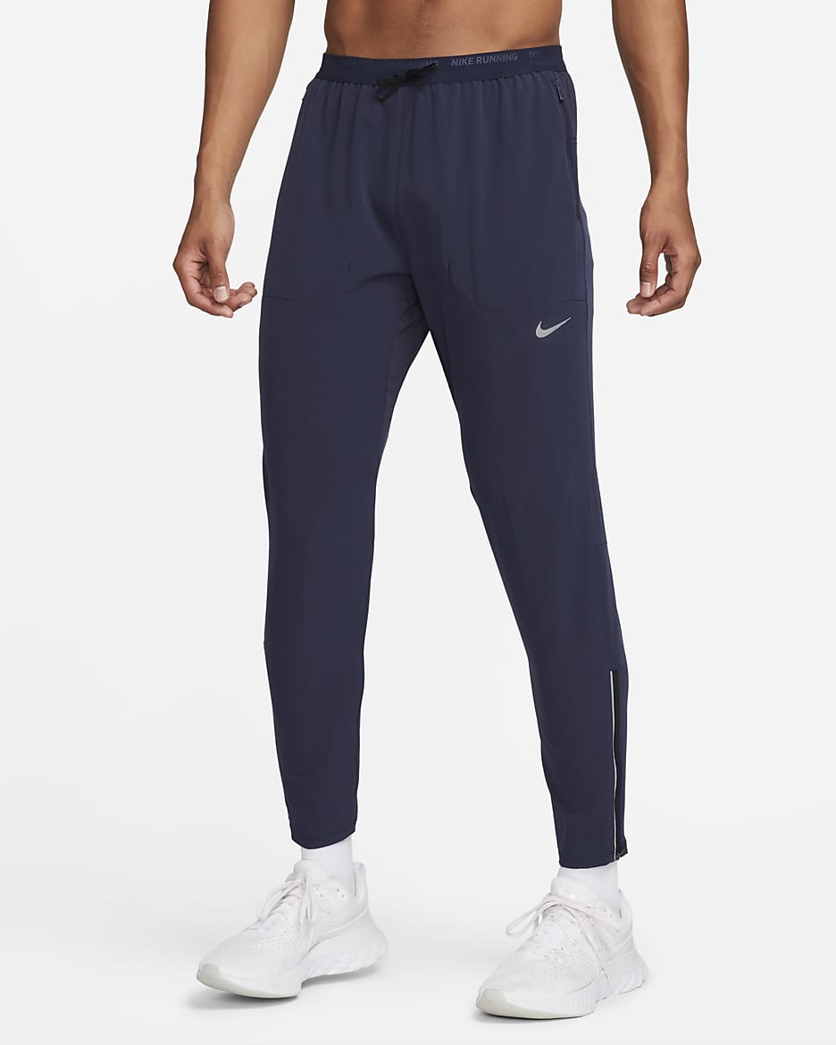 Męskie spodnie do biegania z tkaniny Nike Dri-FIT Phenom - Obsidian