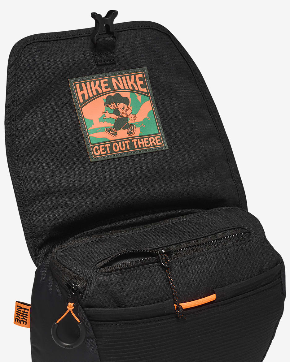 Nike Hike Hip Pack (4L) - Black/Anthracite/Total Orange