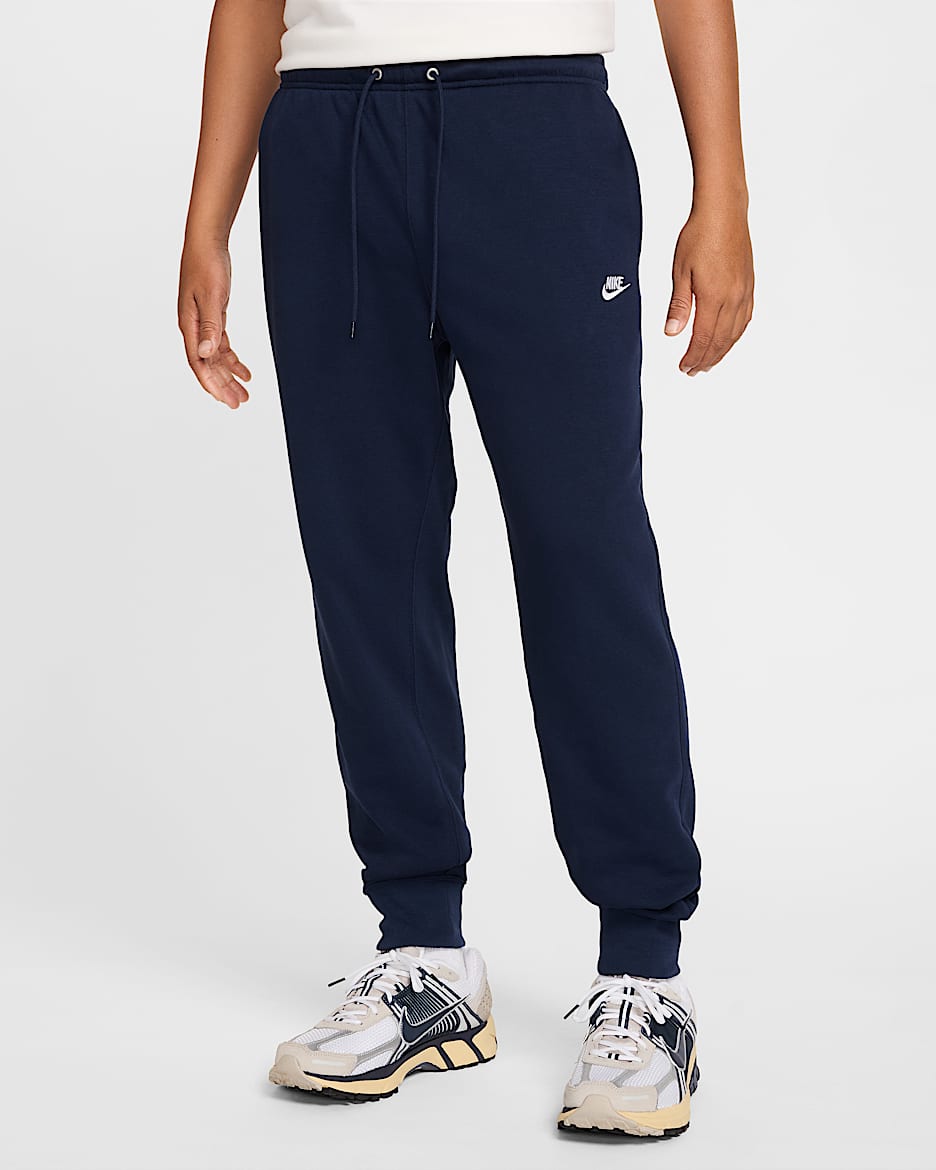 Survêtement en molleton Nike Club pour homme - Obsidian/Obsidian/Blanc