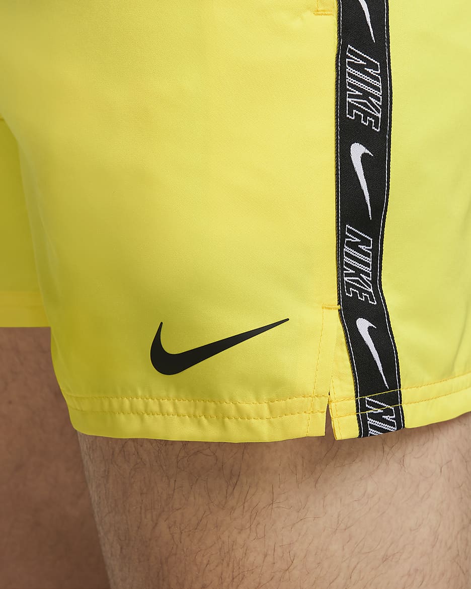 Traje de baño tipo short de voleibol de 13 cm para hombre Nike - Limón