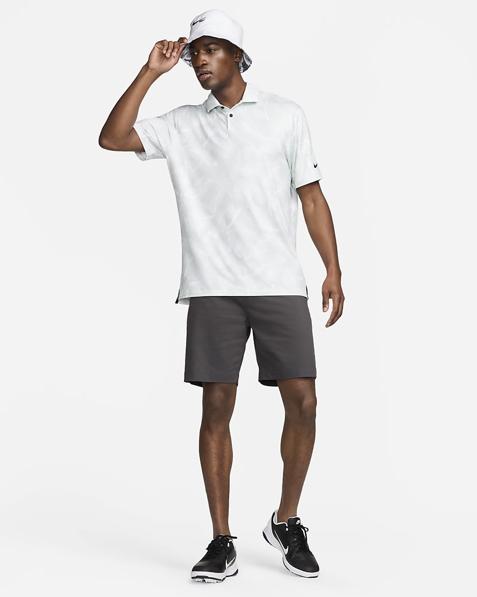 Nike Tour Men's Dri-FIT Golf Polo - Summit White/Black