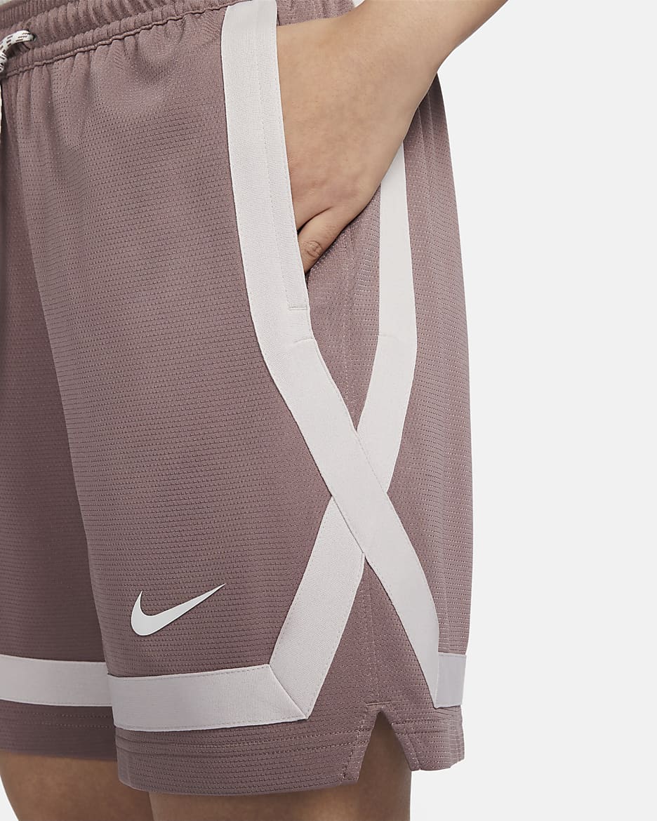 Sabrina Dri-FIT Basketball Shorts - Smokey Mauve/Summit White