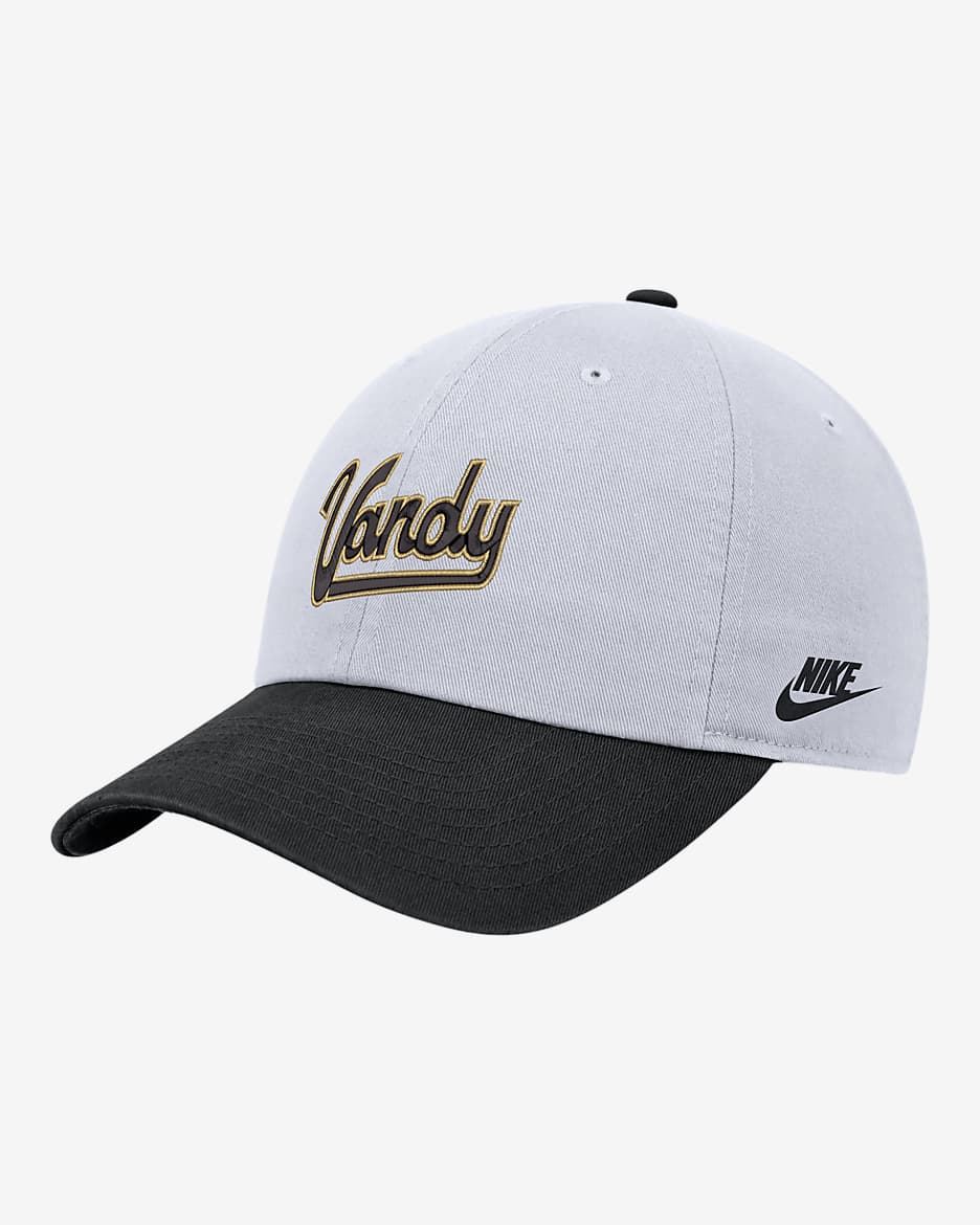 Vanderbilt Nike College Campus Cap - White