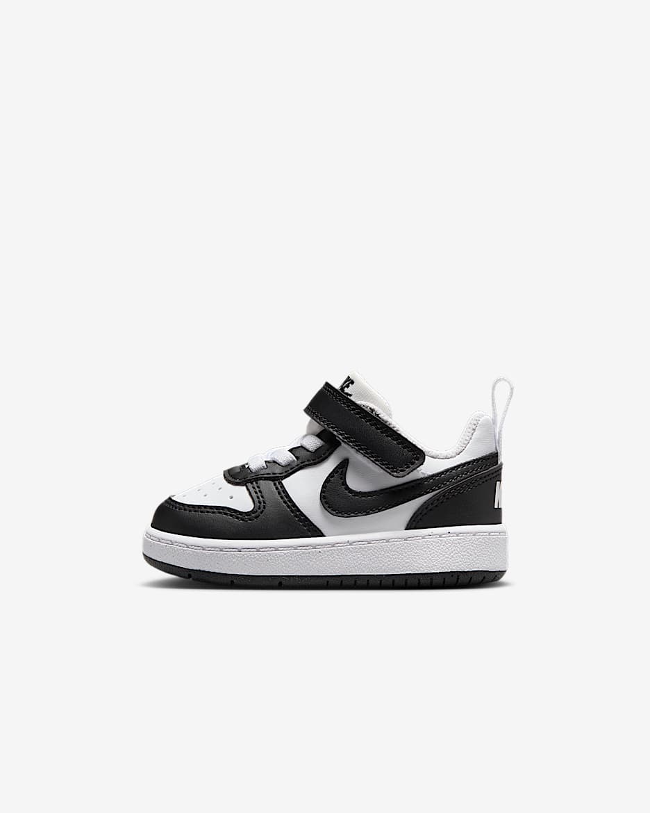 Nike Court Borough Low Recraft schoenen voor baby's/peuters - Wit/Zwart