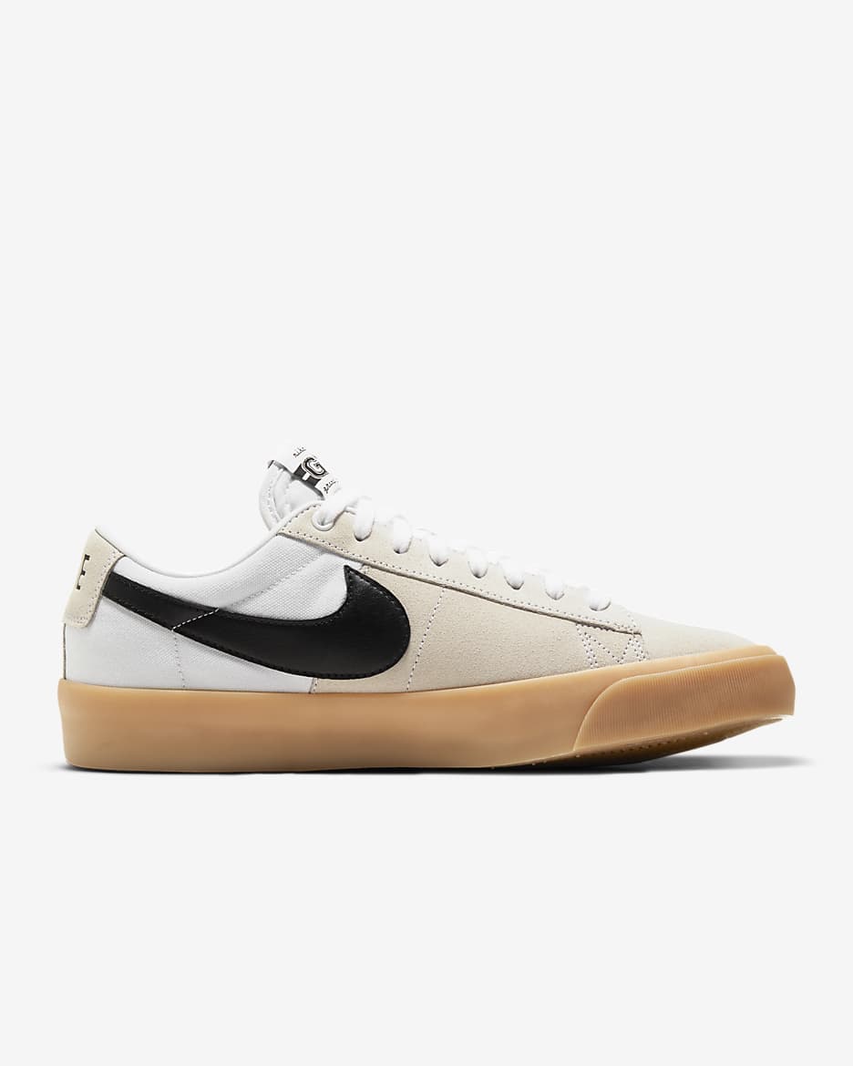 Scarpa da skateboard Nike SB Zoom Blazer Low Pro GT - Bianco/Bianco/Bianco/Nero