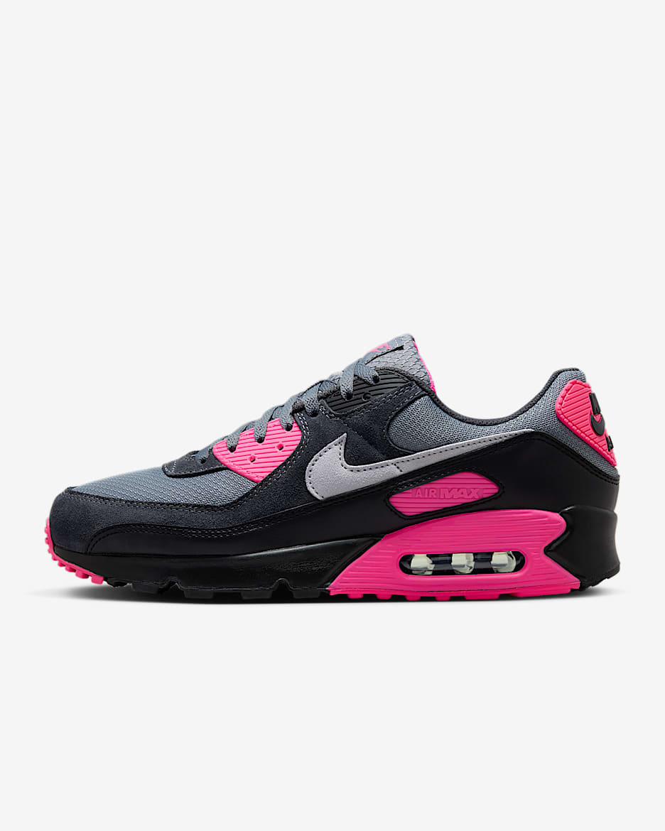 Chaussure Nike Air Max 90 pour homme - Cool Grey/Hyper Pink/Noir/Wolf Grey