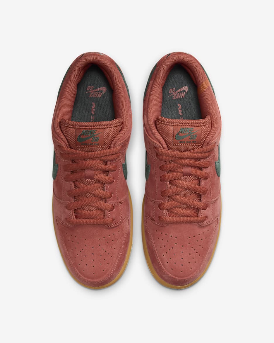 Nike SB Dunk 低筒 Pro 滑板鞋 - Burnt Sunrise/Gum Light Brown/Vintage Green