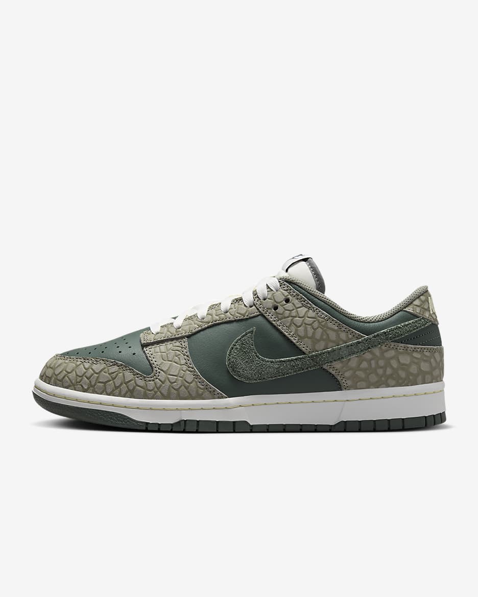 Calzado para hombre Nike Dunk Low Retro Premium - Estuco oscuro/Blanco cumbre/Alabastro/Verde vintage