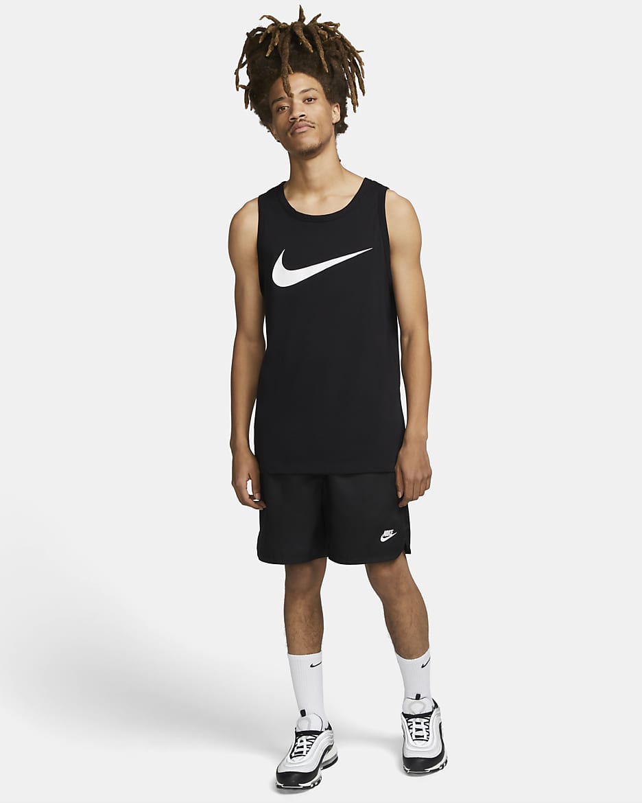 mens black nike tank top