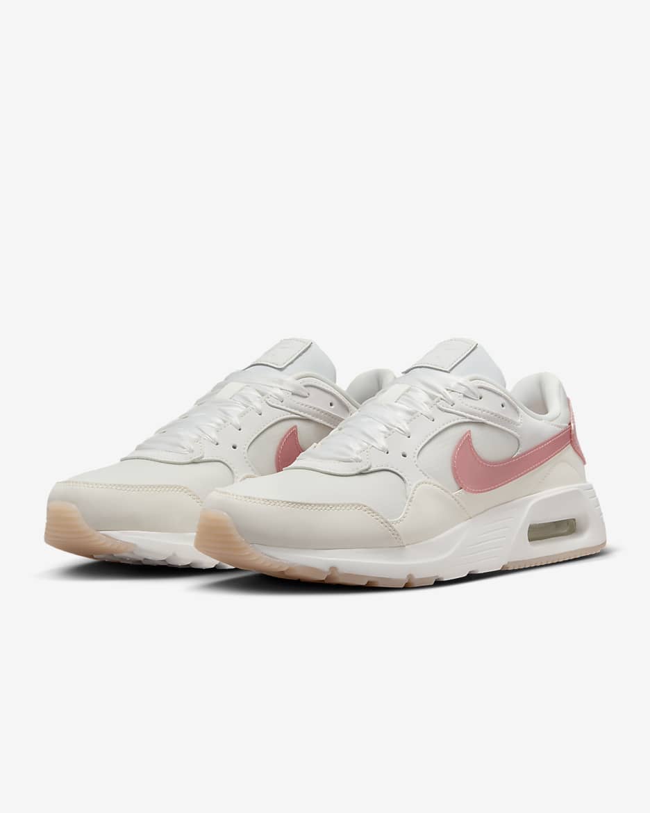 Tenis para mujer Nike Air Max SC Trend - Blanco cumbre/Vela/Fantasma/Rojo nebulosa