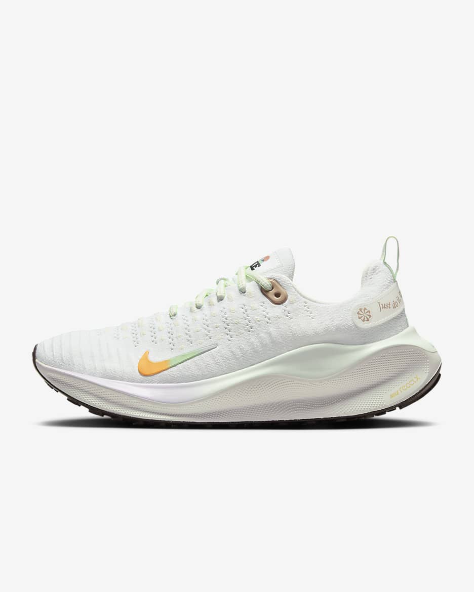 Tenis de correr en carretera para mujer Nike InfinityRN 4 - Blanco/Vela/Verde vapor/Multicolor