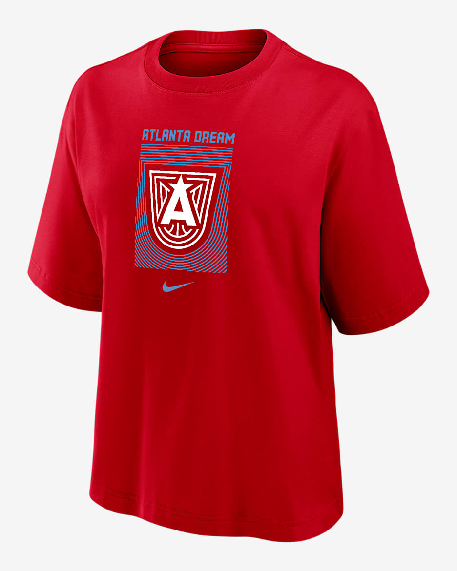 Atlanta Dream Women's Nike WNBA Boxy T-Shirt - University Red