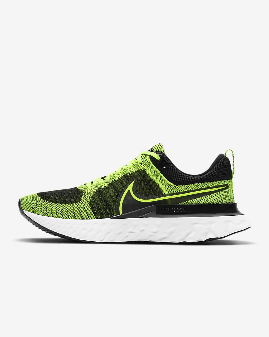 Nike React Infinity 2 Men's Road Running Shoes - Volt/Black/Sequoia/White