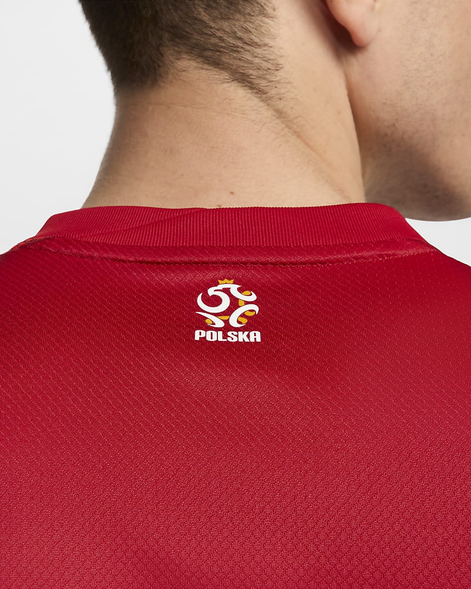 Maillot de foot replica Nike Dri-FIT Pologne 2024/25 Stadium Extérieur pour homme - Bright Crimson/Gym Red/Team Red/Blanc