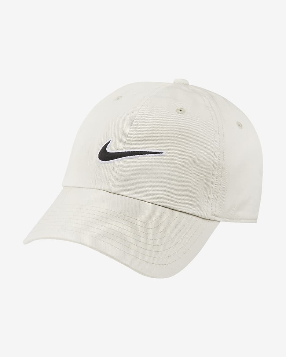 Nike Sportswear Heritage 86 Adjustable Cap - Light Bone/Black