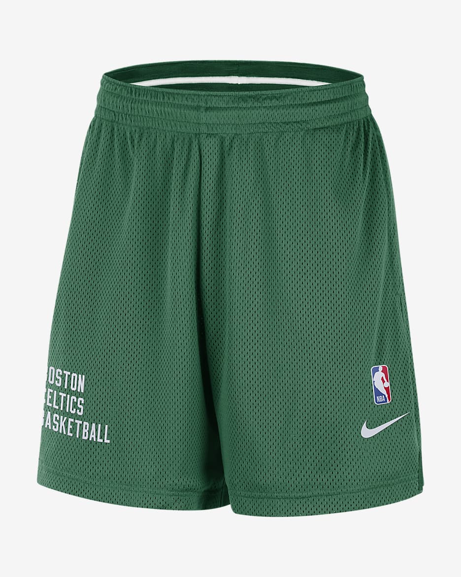 Boston Celtics Men's Nike NBA Mesh Shorts - Clover/White