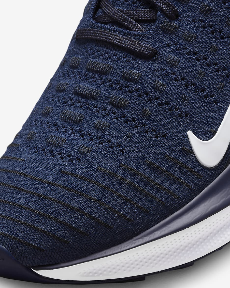 Nike InfinityRN 4 Men's Road Running Shoes - College Navy/Black/Sail/Platinum Tint