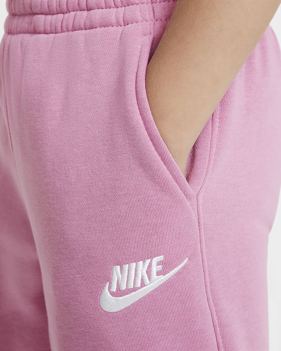 Nike Sportswear Club Little Kids' Fleece Joggers - Magic Flamingo