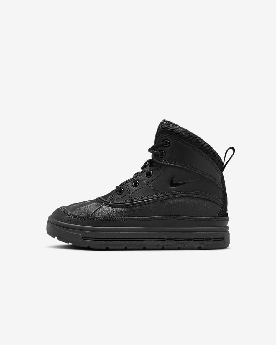 Nike Woodside 2 High Little Kids' Boots - Black/Black/Black