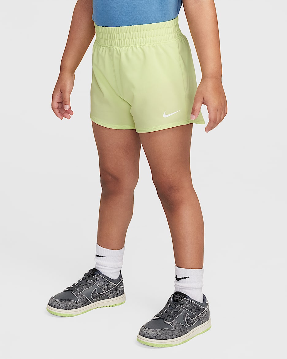 Nike Dri-FIT One Toddler Woven Shorts - Lemon Twist