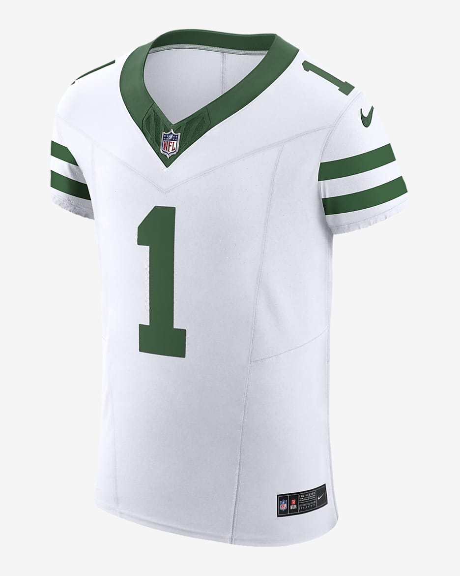 Ahmad "Sauce" Gardner New York Jets Men's Nike Dri-FIT NFL Elite Football Jersey - White