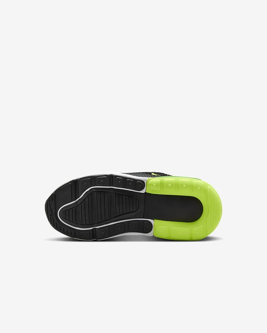 Nike Air Max 270 Little Kids' Shoes - Black/Lightning/White/Volt