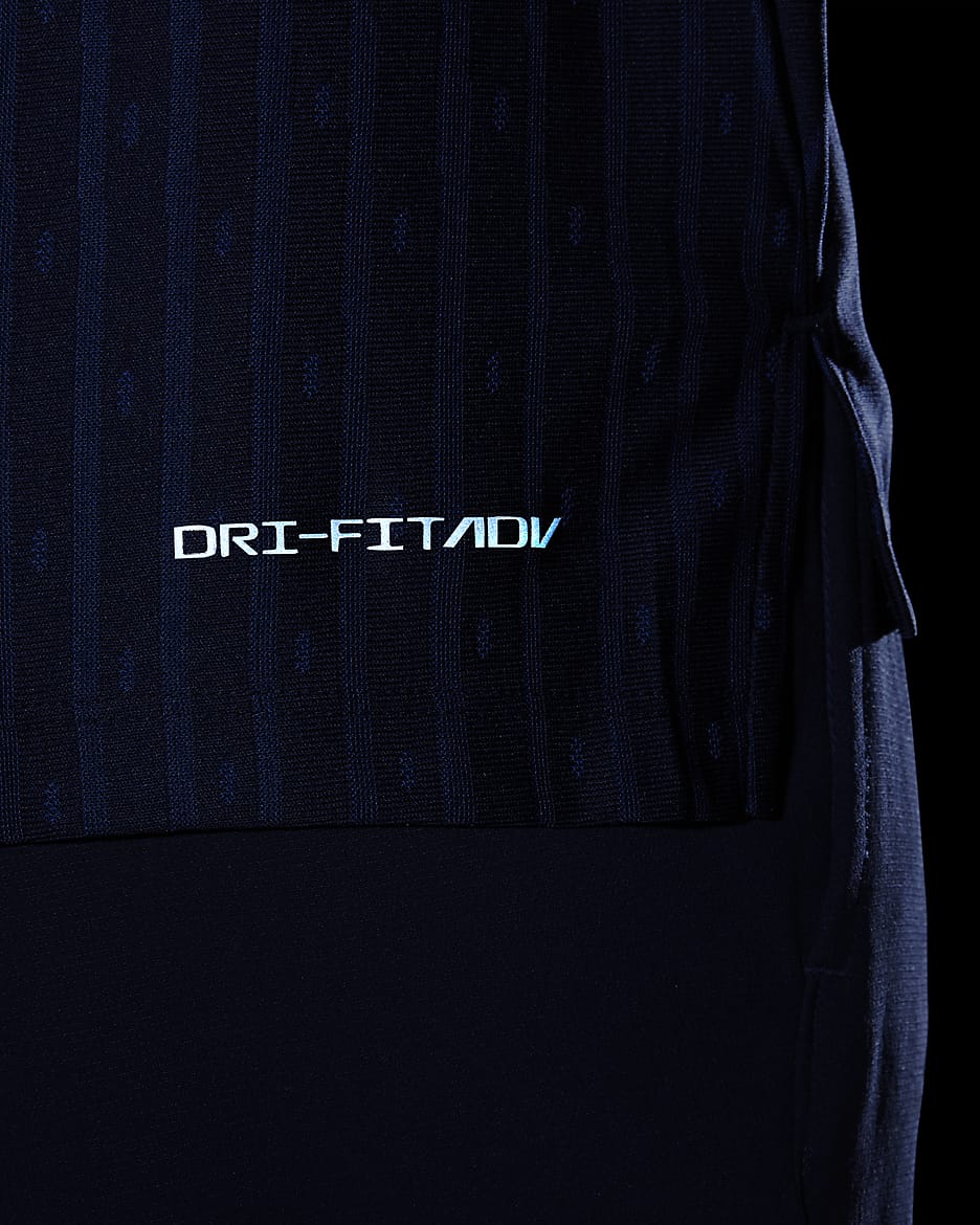 Nike Multi Tech Dri-FIT ADV Genç Çocuk (Erkek) Antrenman Üstü - Midnight Navy/Game Royal/Siyah