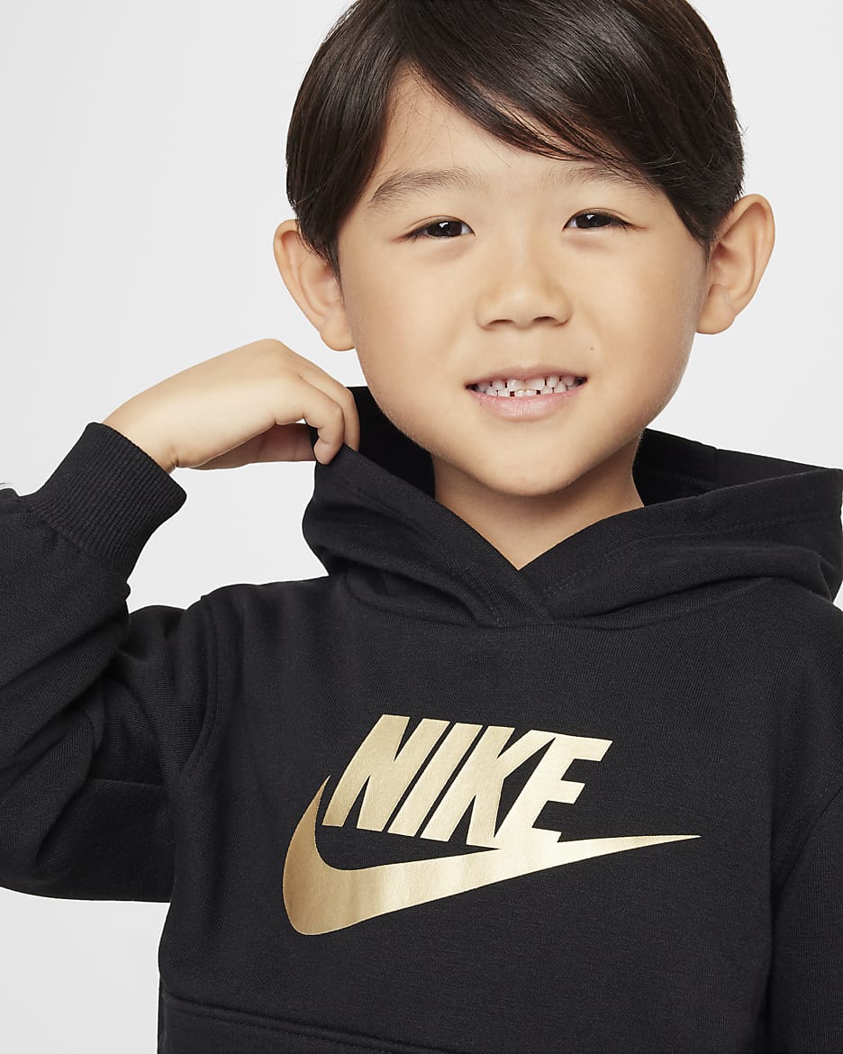 Nike Sportswear Club Fleece Pullover Toddler Hoodie - Black