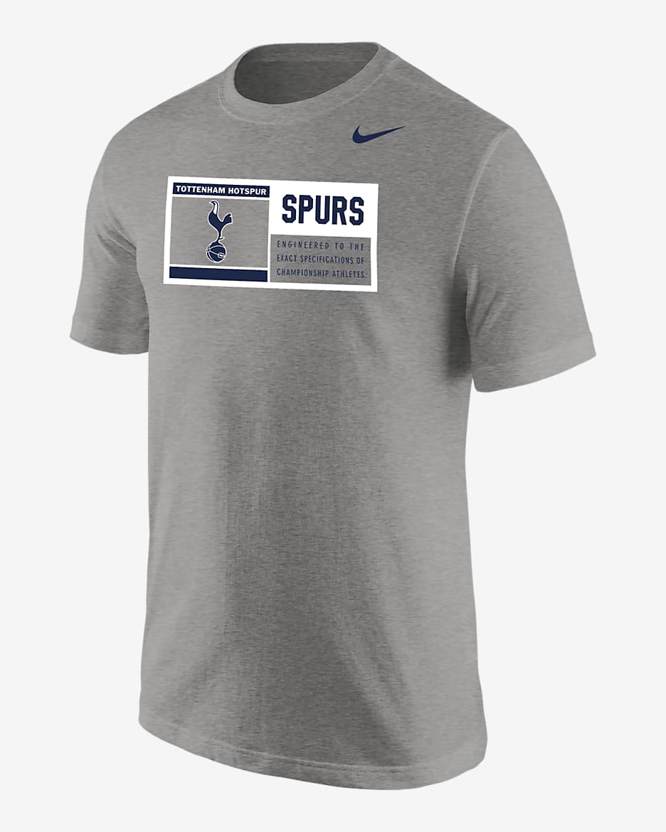 Tottenham Men's T-Shirt - Dark Grey Heather