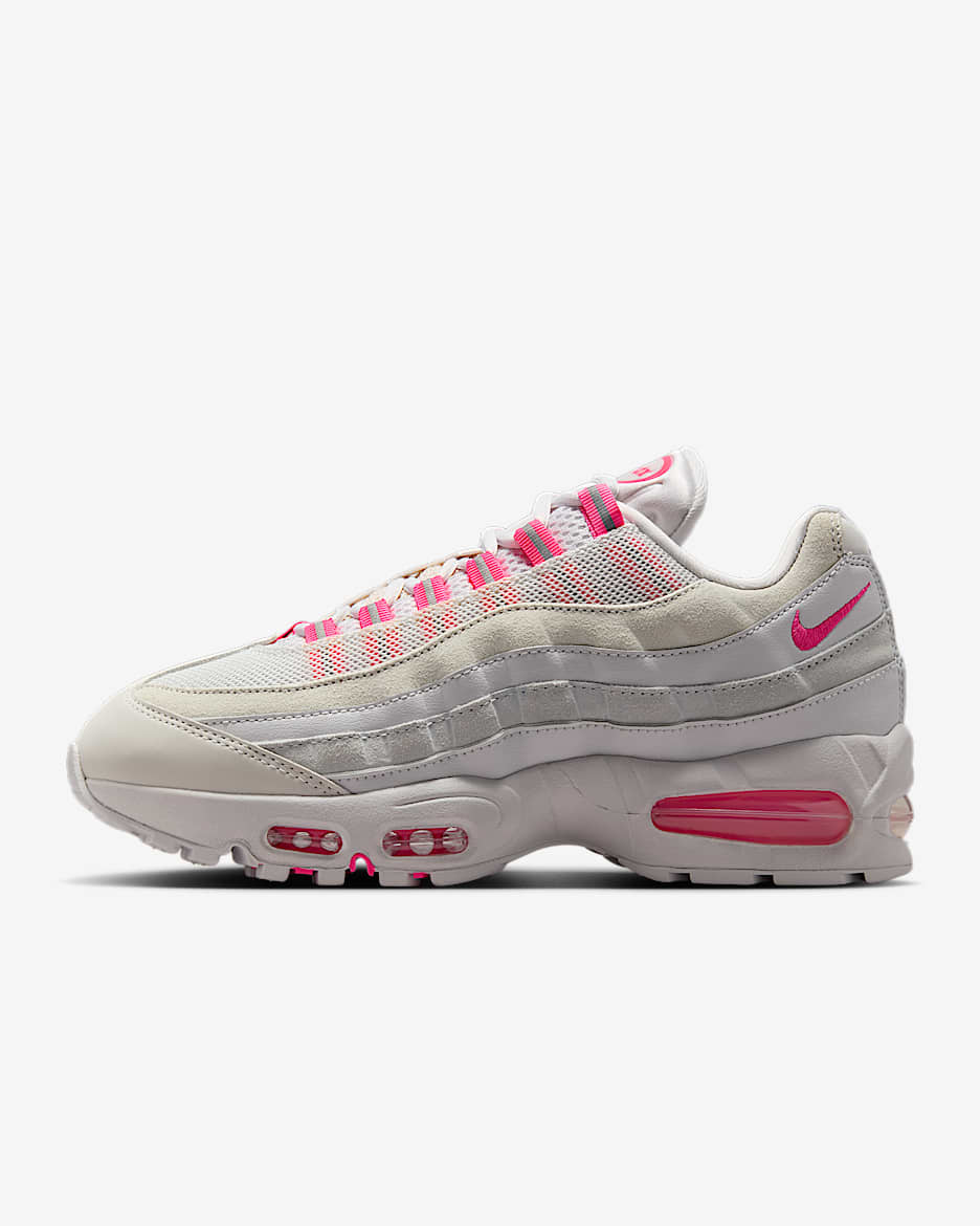Nike Air Max 95 Women's Shoes - Vast Grey/Pure Platinum/Platinum Tint/Hyper Pink