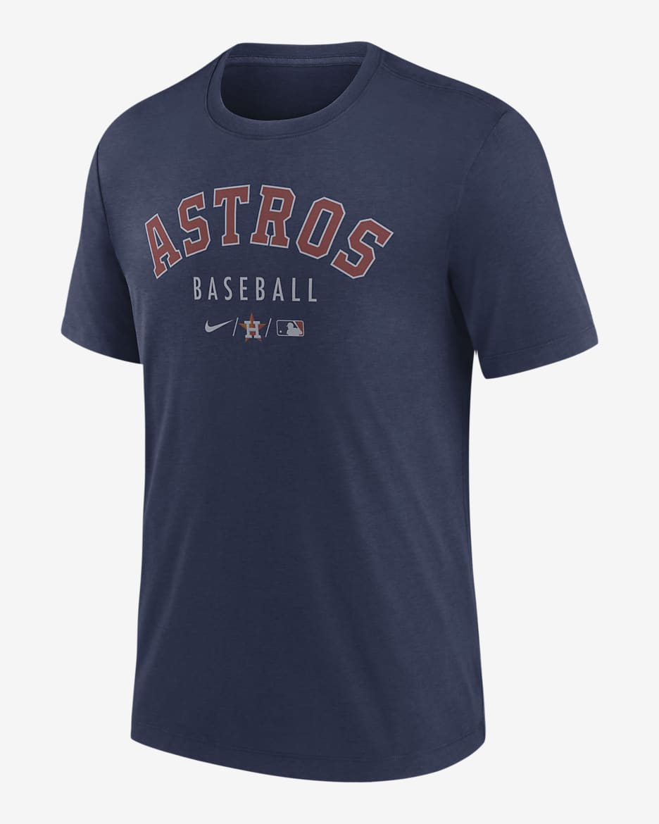 Playera para hombre Nike Dri-FIT Early Work (MLB Houston Astros) - Azul marino medianoche