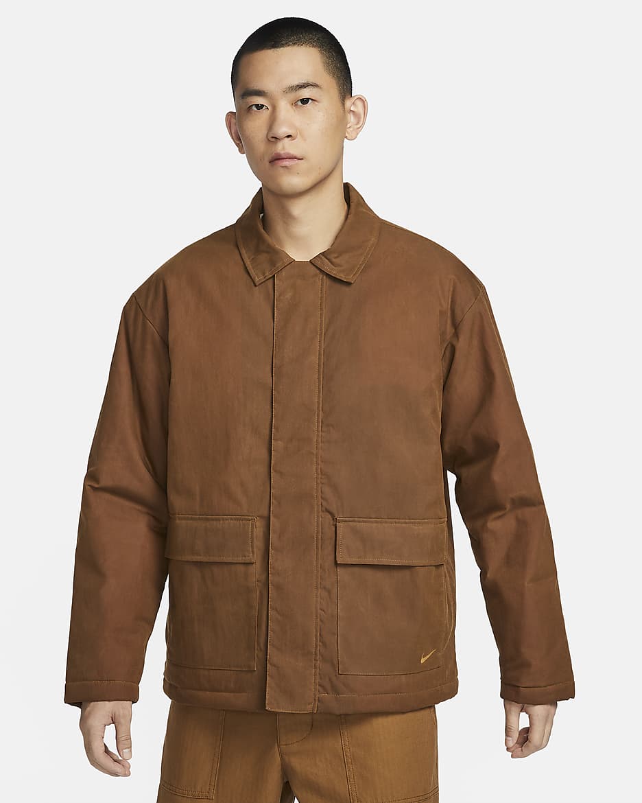 Nike Life Men's Waxed Canvas Work Jacket - Light British Tan/Light British Tan
