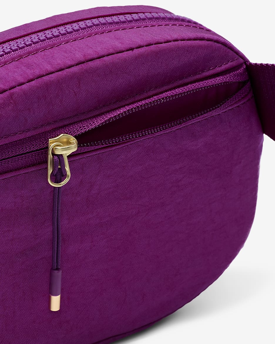 Bolsa bandolera (2 L) Nike Aura - Violeta viotech/Violeta viotech/Estrella oro liso