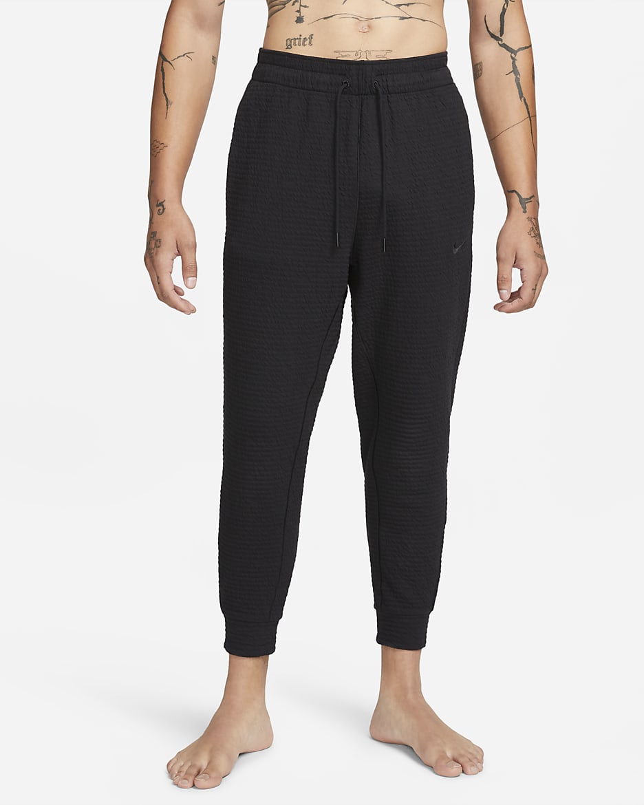 Nike Yoga Men's Dri-FIT Pants - Black/Black