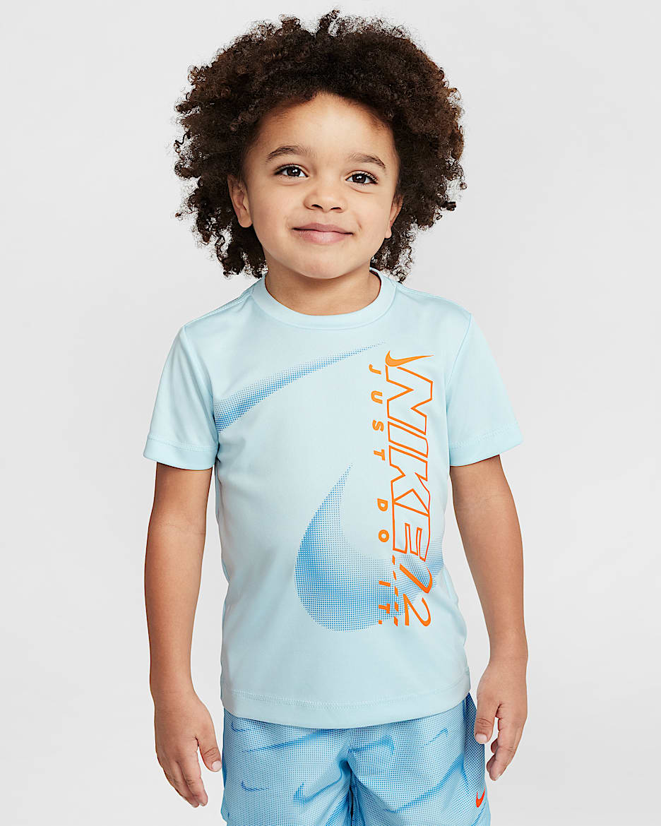 Playera Sidewinder Split infantil Nike Dri-FIT - Azul glacial