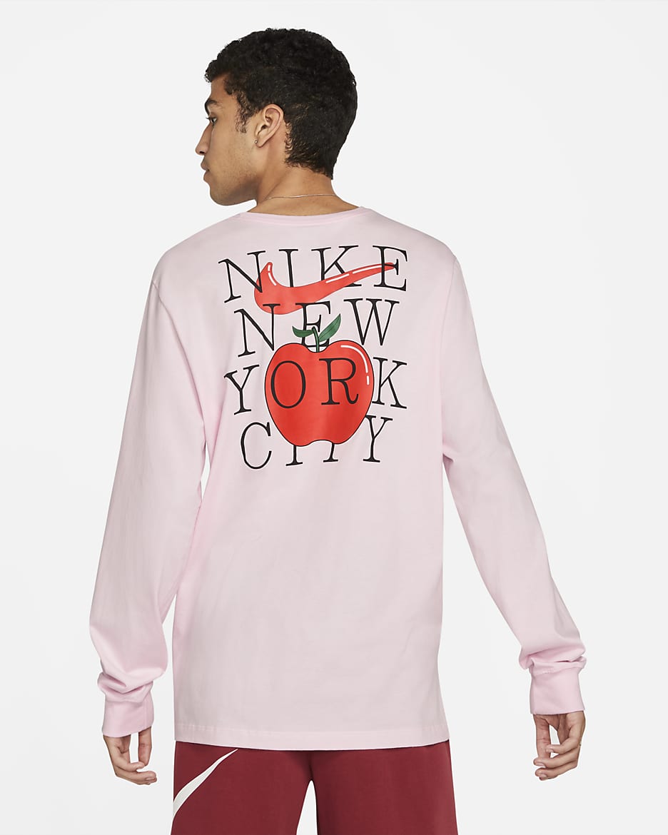 Nike Sportswear Men's Long-Sleeve T-Shirt - Pink Foam