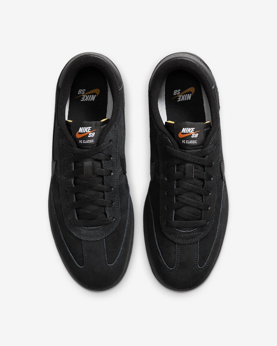 Chaussure de skate Nike SB FC Classic - Noir/Noir/Vivid Orange/Noir