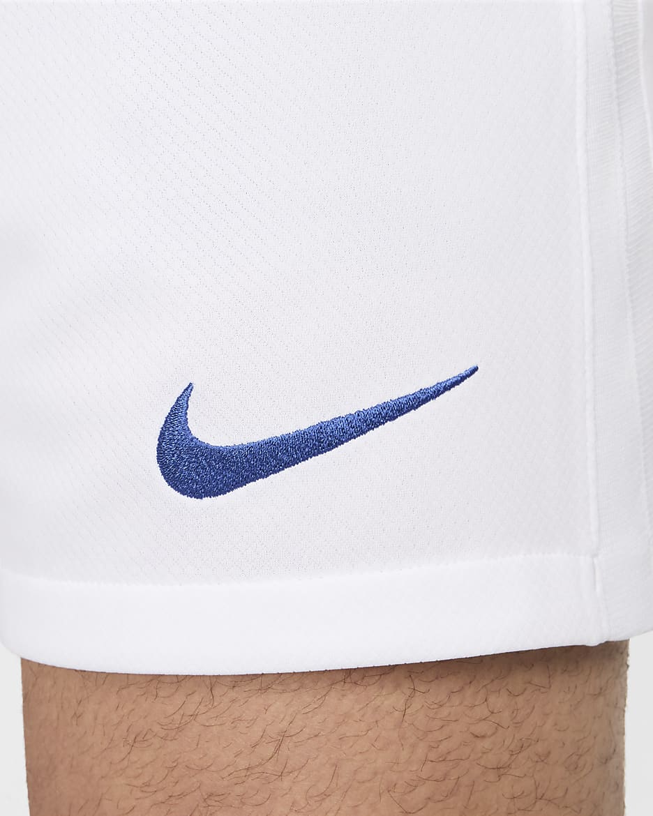 Short de foot replica Nike Dri-FIT Croatie 2024/25 Stadium Domicile/Extérieur pour homme - Blanc/Hyper Royal