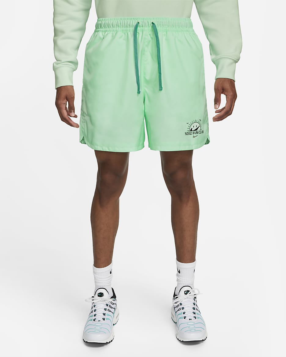 Nike Sportswear Men's Woven Flow Shorts - Mint Foam/Washed Teal