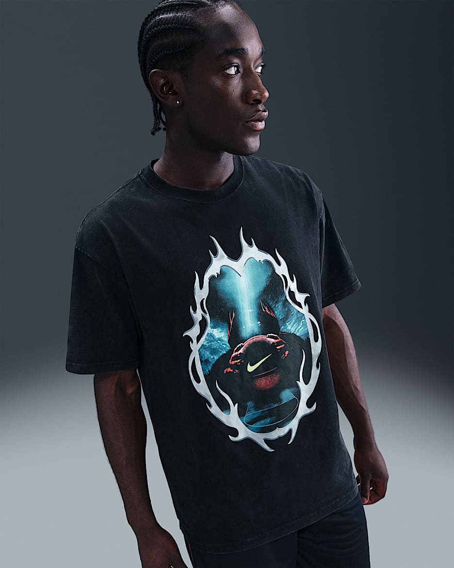 Nike Men's Basketball T-Shirt Men's Basketball T-Shirt - Black