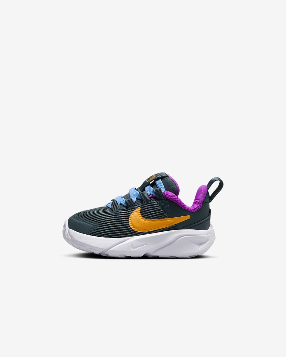 Chaussure Nike Star Runner 4 pour bébé et tout-petit - Deep Jungle/Hyper Violet/Vapor Green/Sundial