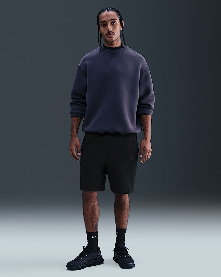 Nike Tech Men's Fleece Shorts - Black/Black