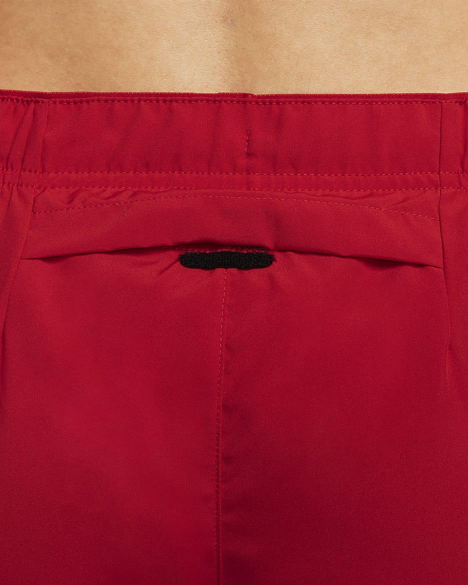 Nike Challenger Men's Dri-FIT 13cm (approx.) Brief-lined Running Shorts - University Red/University Red/Black