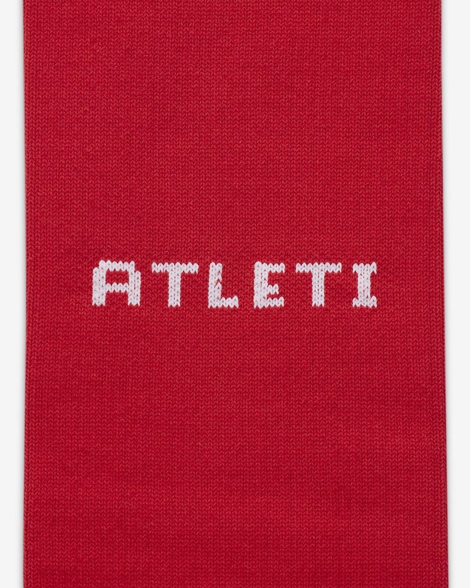 Atlético Madrid Strike Home/Away Knee-high Football Socks - Sport Red/Old Royal