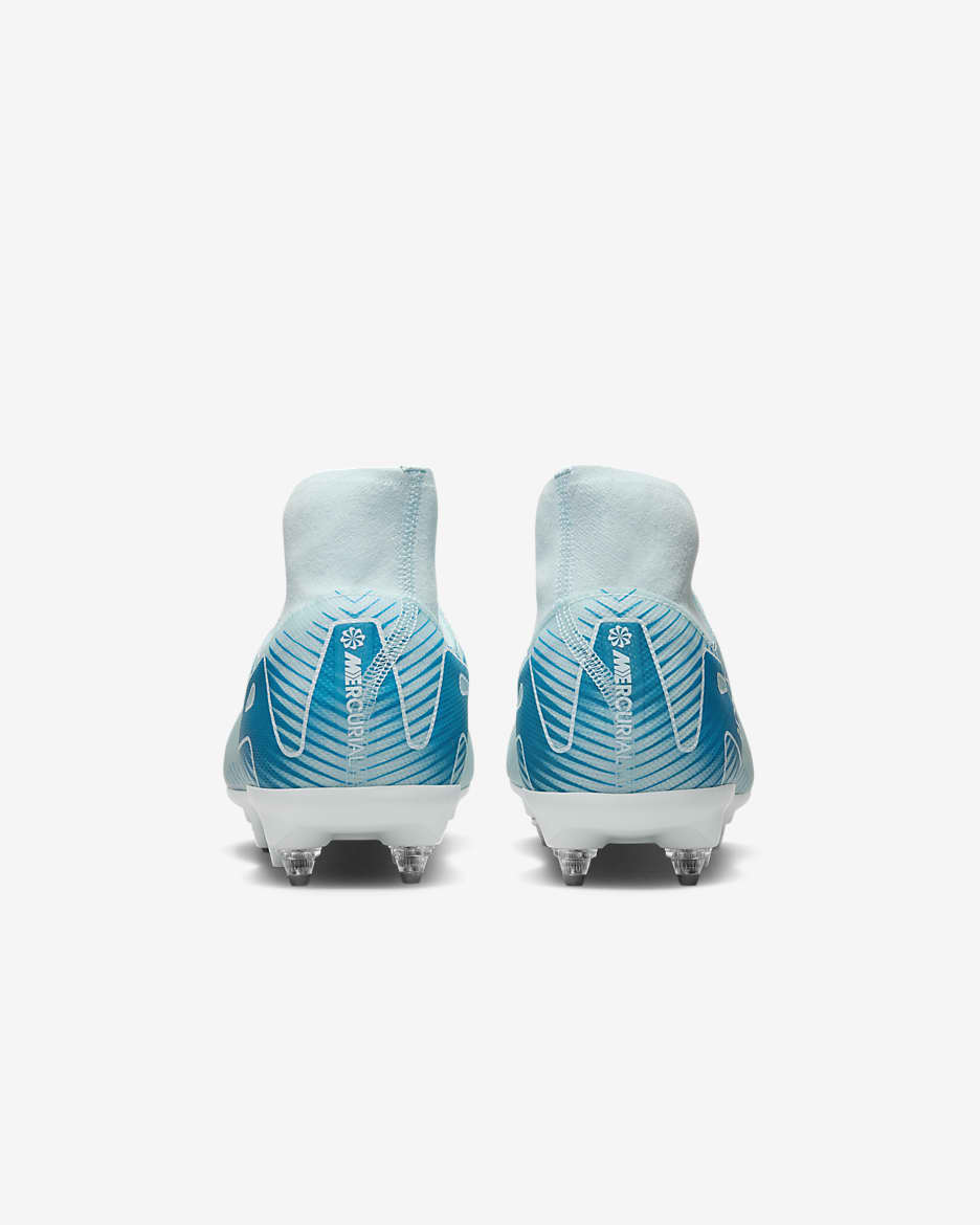 Nike Mercurial Superfly 10 Academy SG-Pro High-Top Football Boot - Glacier Blue/Blue Orbit