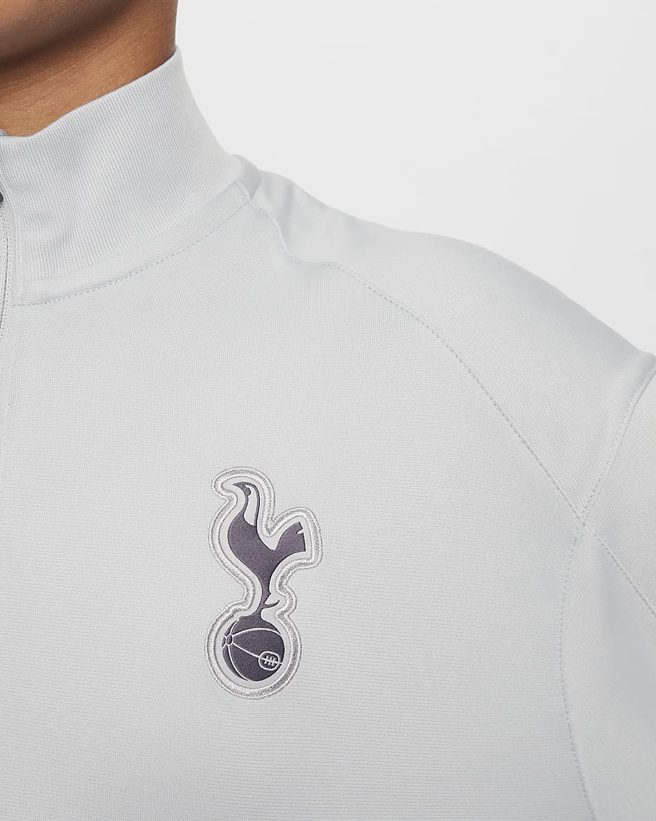 Tottenham Hotspur Strike Older Kids' Nike Dri-FIT Football Knit Tracksuit - Grey Fog/Dark Grey/Polar/Dark Grey