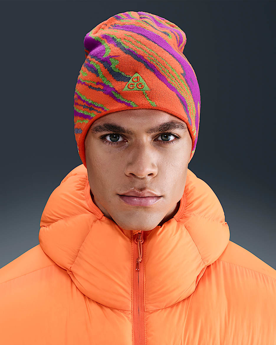 Bonnet Nike ACG Peak « Big Bend » - Safety Orange/Vivid Purple