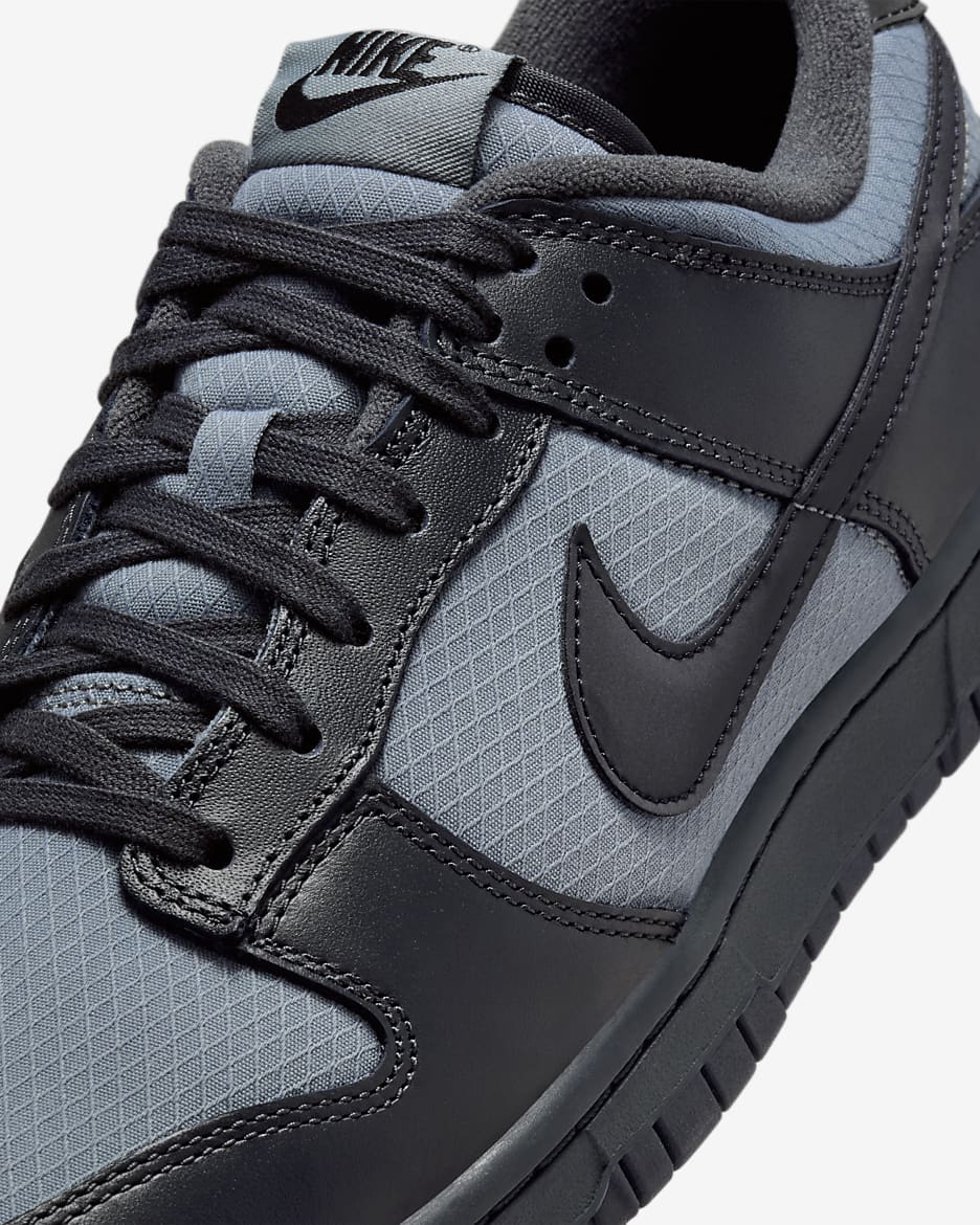 Chaussure d'hiver Nike Dunk Low Retro SE pour homme - Off Noir/Smoke Grey/Anthracite/Noir