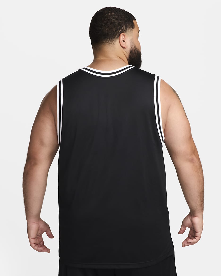 ADN Nike Camiseta de baloncesto Nike Dri-FIT - Hombre - Negro/Blanco